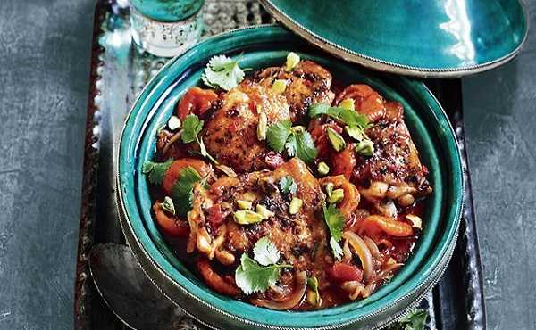 Tajine de poulet � la charmoula