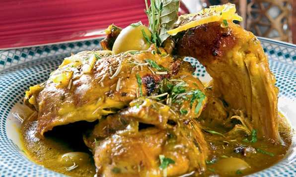 Tajine de poulet � la Marocaine