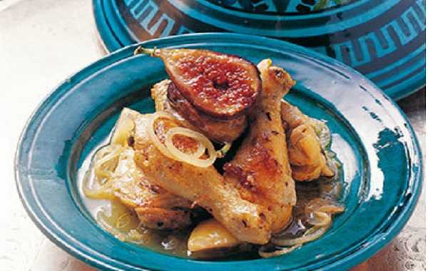 Tajine de poulet aux figues