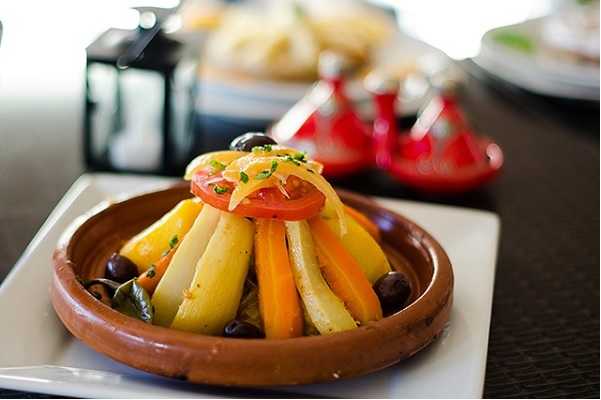 Recette de tajine de poulet aux l�gumes