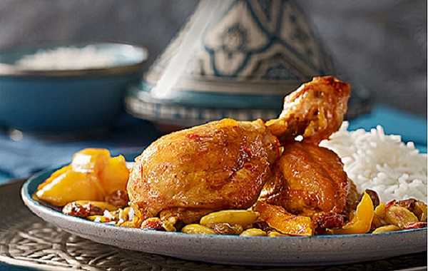 Tajine de poulet aux �pices