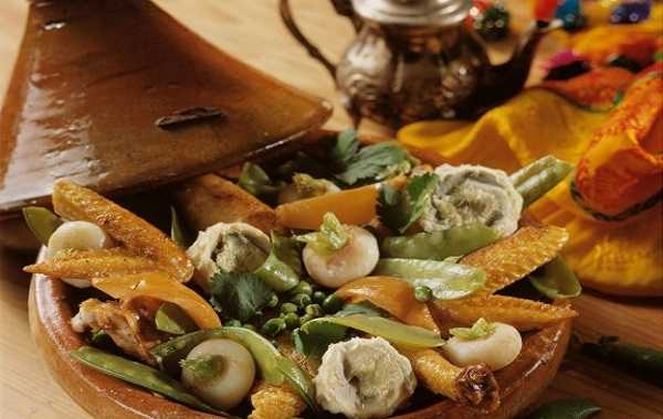 Recette de tajine de veau aux l�gumes nouveaux