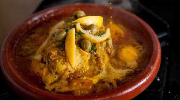 Recette de tajine poulet aux olives et pommes de terre