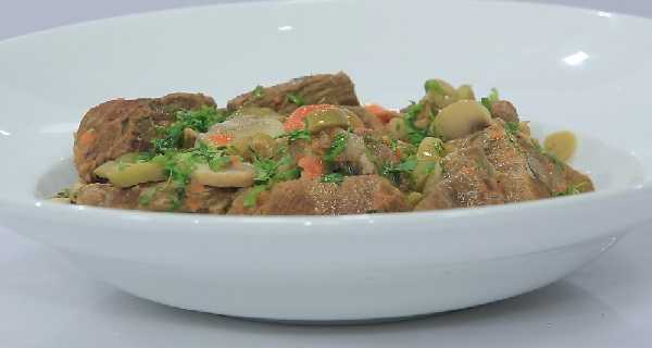 Recette de veau aux champignons et pommes de terre