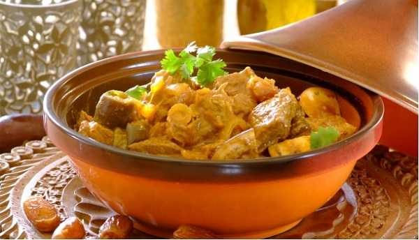Tajine de veau aux aubergines