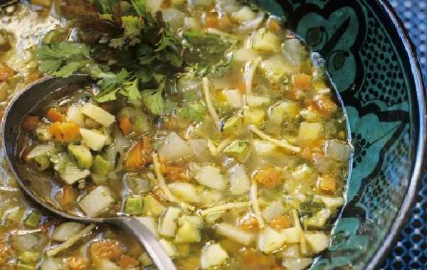 Chorba de l�gumes et pois chiches