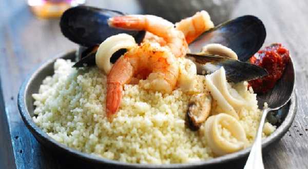 Recette de couscous aux fruits de mer