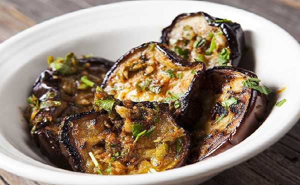 Aubergines à la chermoula