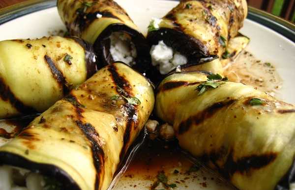 Aubergines aux Amandes