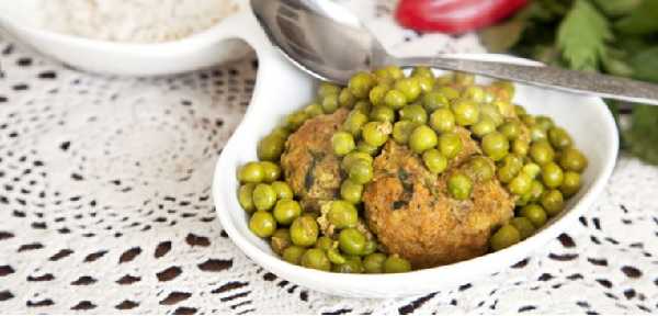 Boulettes de viande aux petits pois