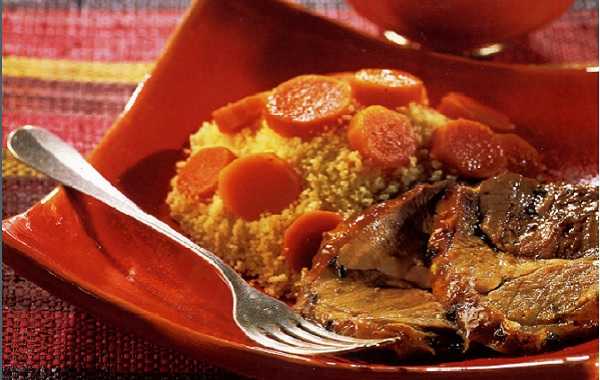 Couscous à l'agneau rôti