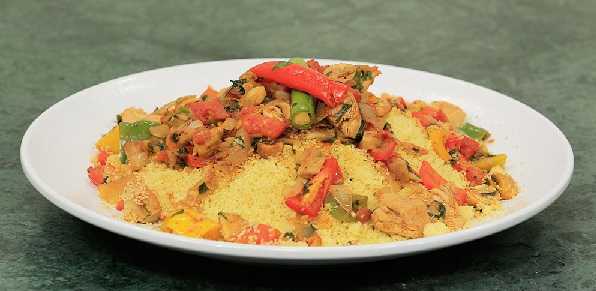 Couscous au poulet  facile