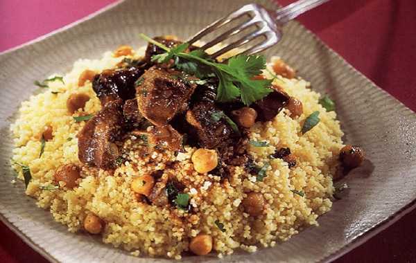 Couscous aux abats d'agneau