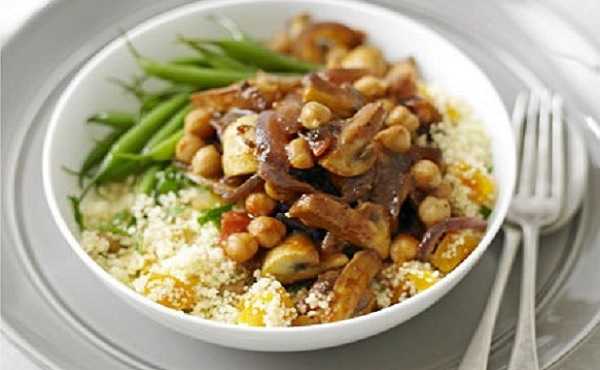 Couscous aux champignons