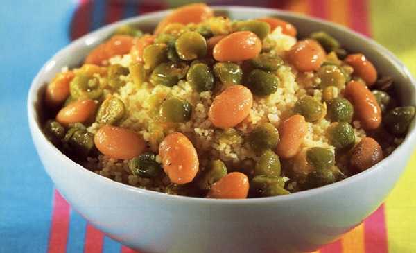 Couscous berbère aux légumes secs