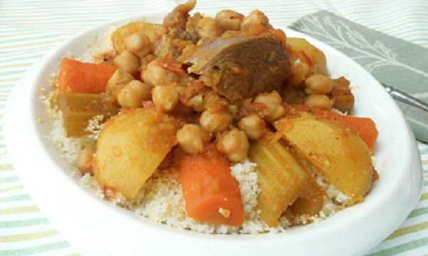 Couscous d'agneau aux cardons