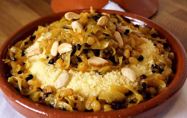 Couscous de Rabat au congre tfaya