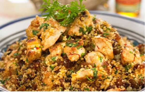 Couscous épicé au poulet