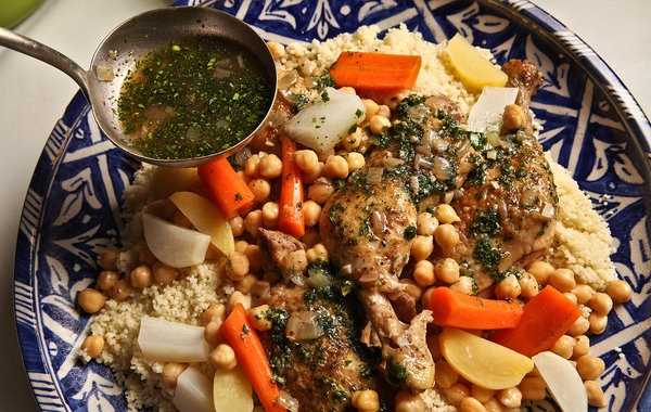 Couscous kabyle au poulet