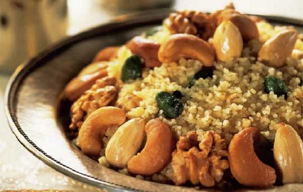 Couscous marocain aux fruits secs