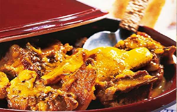 Gigot d'agneau aux coings