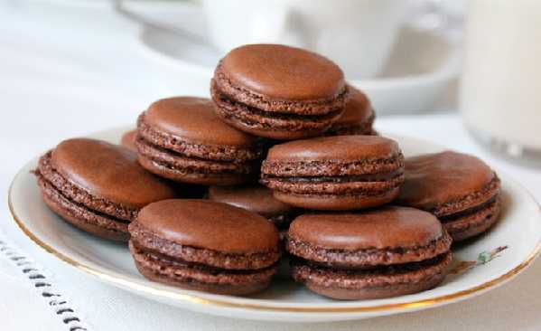 Macarons au chocolat