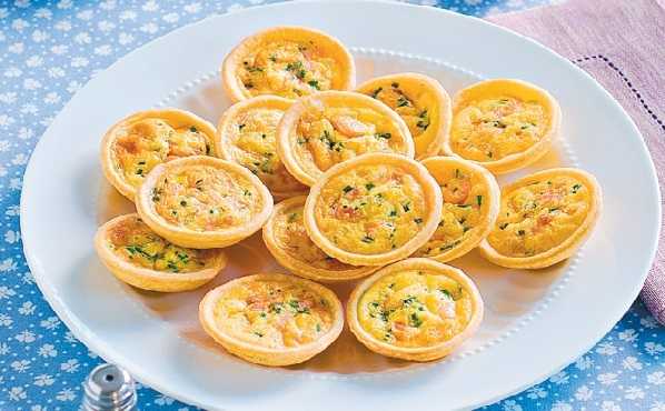 Mini-quiches au jambon et chèvre