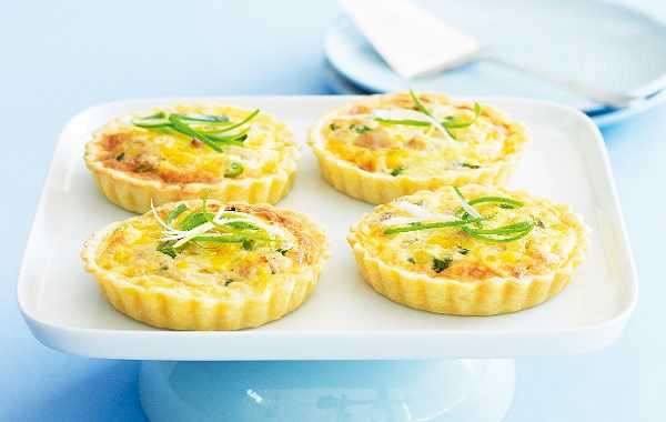 Mini quiches au saumon