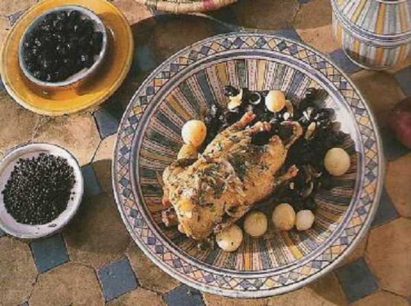 Tajine de Perdreau aux petits oignons
