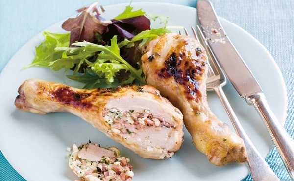 Pilons de poulet farcis