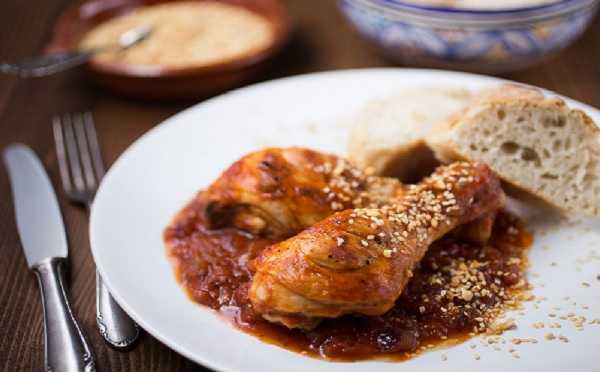 Poulet aux tomates et au miel