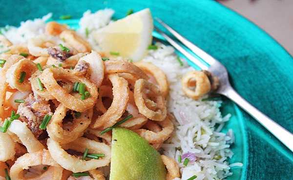 Riz aux calamars