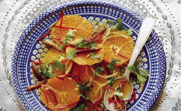 Salade d'oranges et de dattes