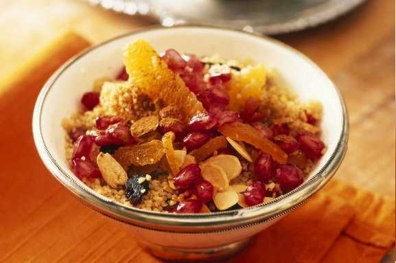 Salade de couscous aux fruits secs