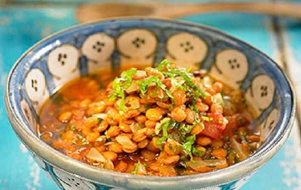 Salade de lentilles à la marocaine