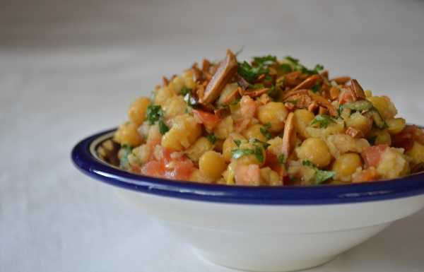 Salade de pois chiches à l'orientale