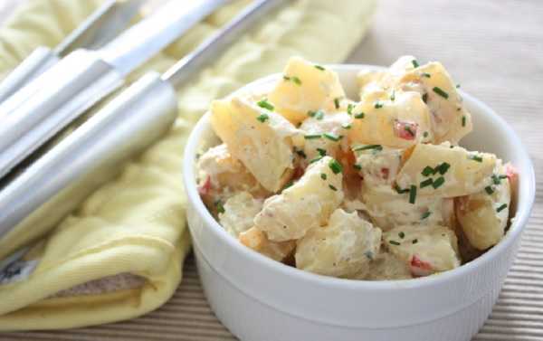 Salade de pommes de terre au yaourt