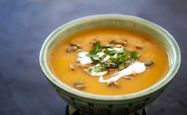 Soupe de potiron au miel