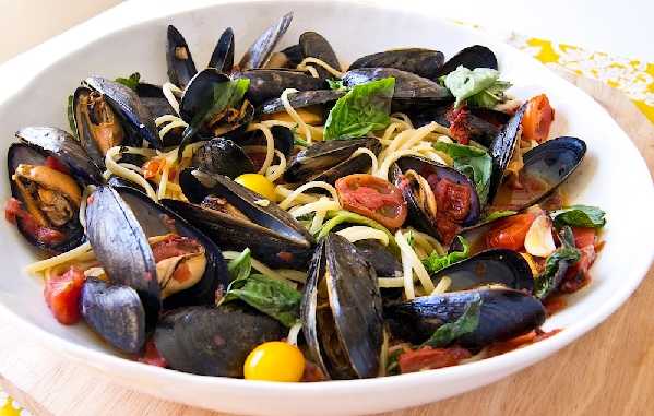 Spaghetti aux moules