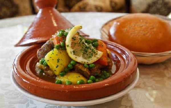 Tajine aux petits pois et aux carottes