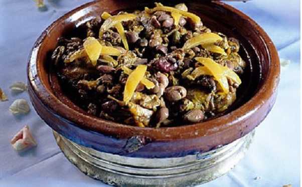 Tajine d'abats au citron- Tkalwa