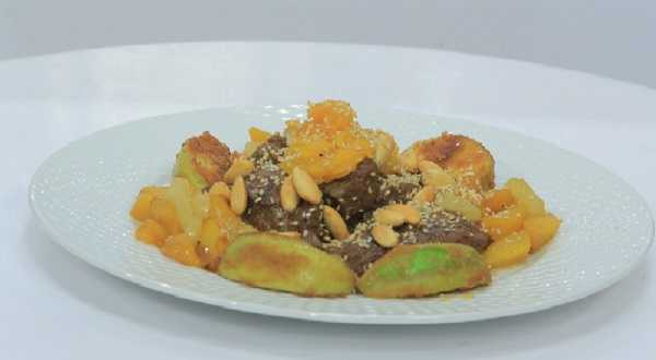 Tajine d'abricots et pruneaux farcis