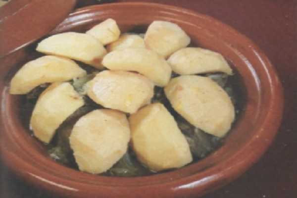 Tajine d'agneau aux coings et à la cannelle