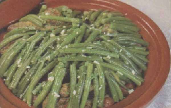 Tajine d'haricots verts