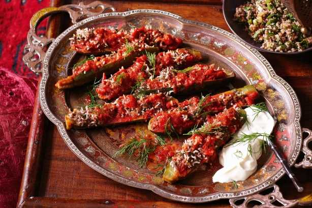 Tajine de courgettes farcies