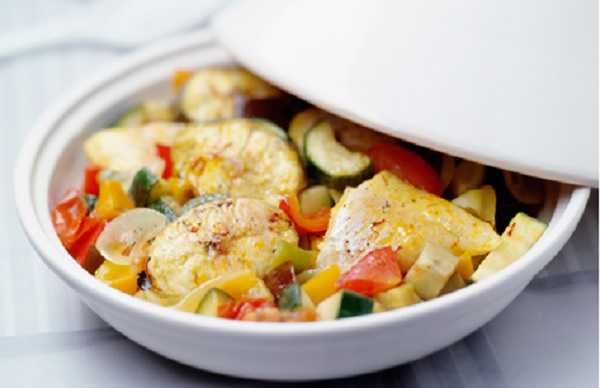 Tajine de lieu aux légumes