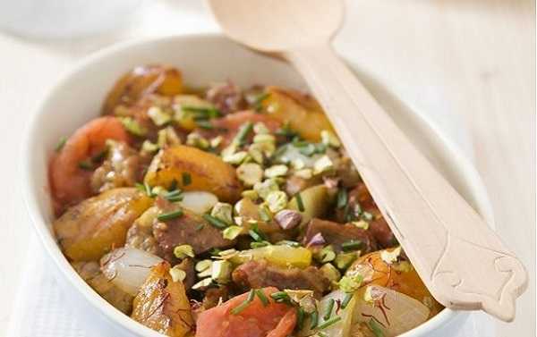 Tajine de mouton aux fruits secs