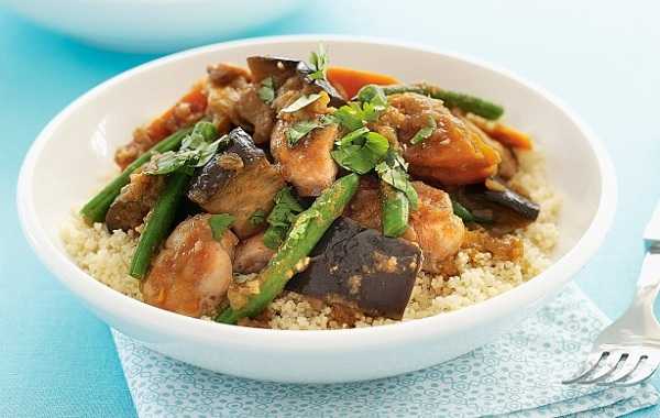 Tajine de poulet aux légumes d'hiver