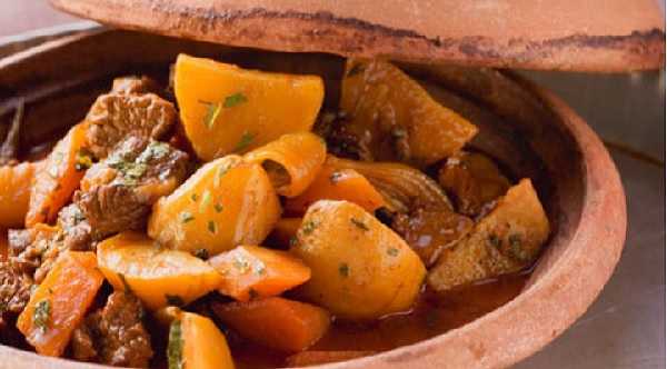 Tajine de viande aux pommes de terre