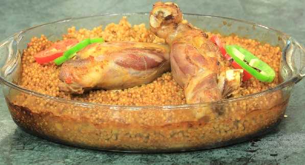 Berkoukess au poulet